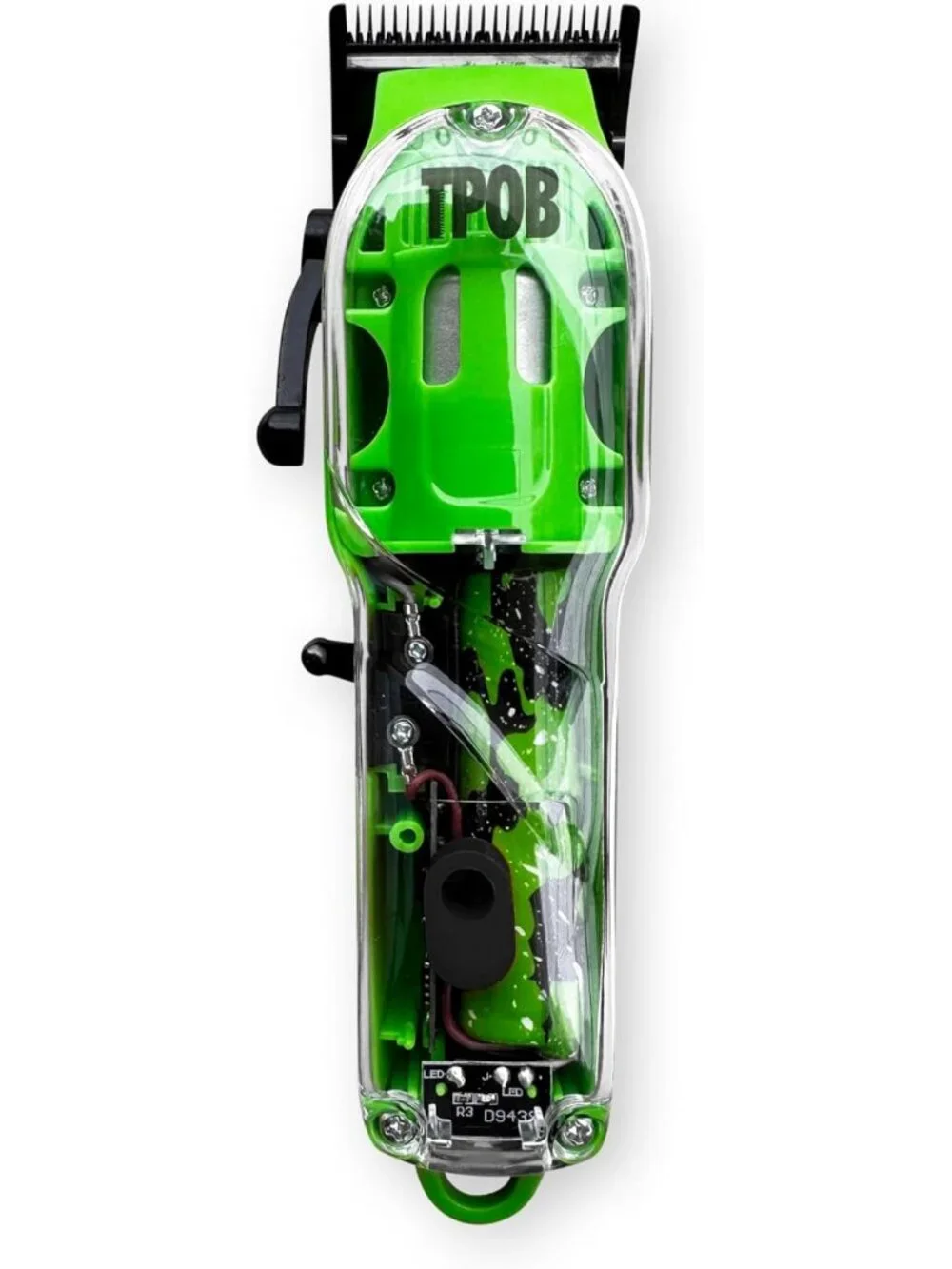 Men's Hair Clippers - 6800 RPM, Matte Green Case, X Fade Blade, Perfect for